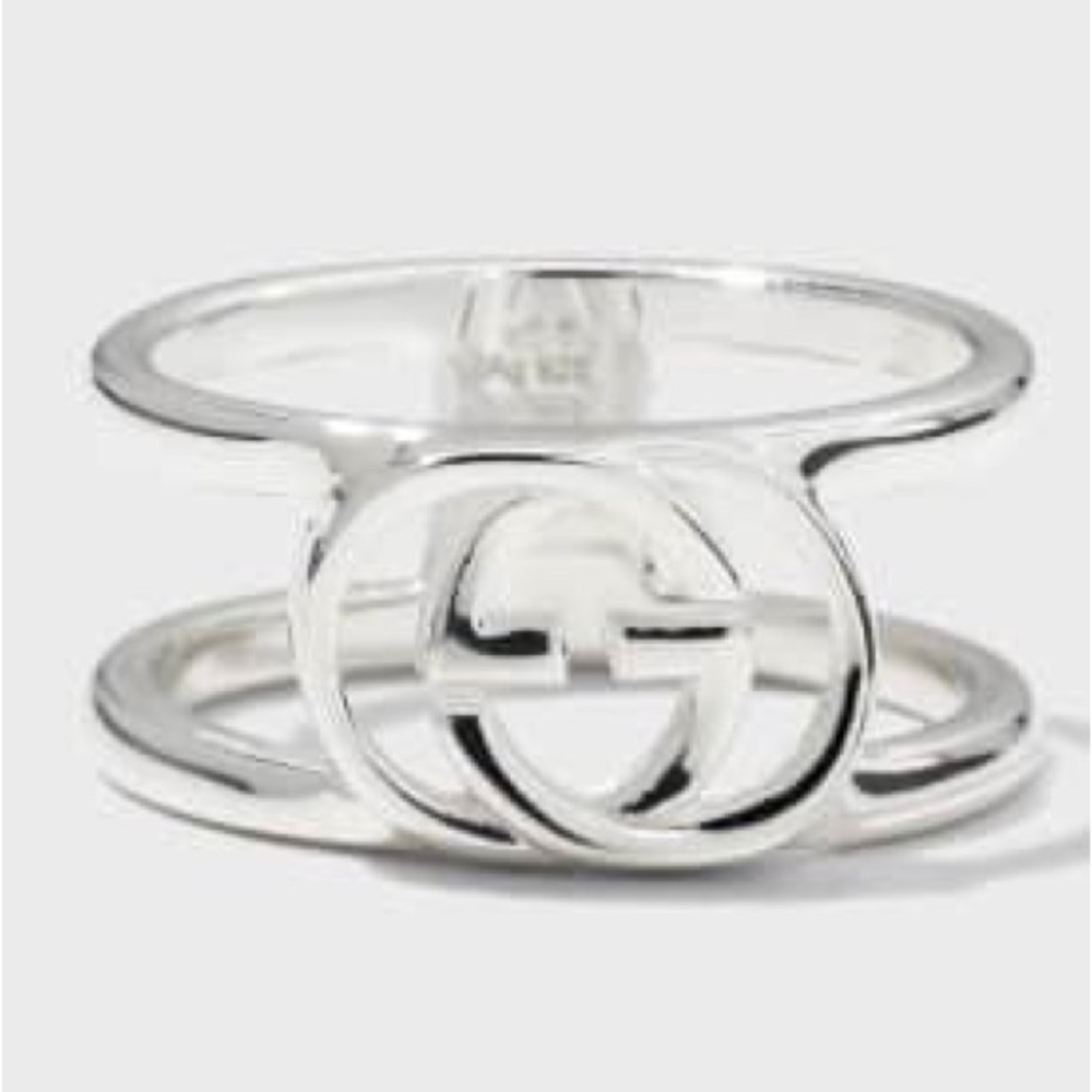 GUCCI INTERLOCKING WIDE OPEN BAND - Picture 13 of 13